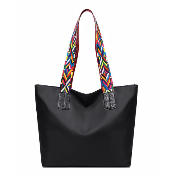 Túi Tote vải dù màu đen VLUX - TD29